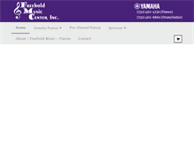 Tablet Screenshot of freeholdmusic.com